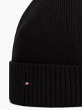 Negru Caciula Cu Casmir Hilfiger Flag   Barbati