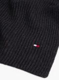Grey Hilfiger Flag Embroidery Scarf with Cashmere  Men