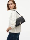 Negru Geanta Crossbody Cu Clapeta Si Monograma Th  Femei