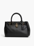 Black The American Icon Leather Crossbody Tote Bag  Women
