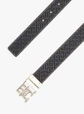 Multi Curea Din Piele Reversibila Cu Catarama TH Monogram  Femei