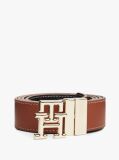 Multi Curea Din Piele Reversibila Cu Catarama TH Monogram  Femei