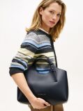 Blue TH Logo Satchel  Women