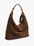 Brown Suede Hobo Bag  Women