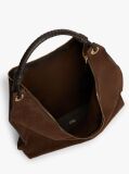 Brown Suede Hobo Bag  Women