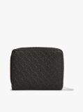 Negru Portofel Cu Clapa Si Fermoar Cu Logo Hilfiger In Relief  Femei