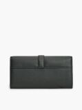Negru Portofel Flap Cu Monograma TH  Femei