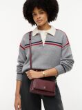 Red Hilfiger Icon Convertible Crossbody Bag  Women