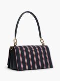 Blue Global Stripe Crossbody Shoulder Bag  Women