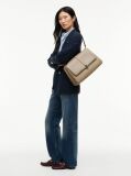 Bej Geanta Satchel Crossbody Cu Monograma TH  Femei