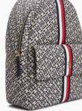 Blue Rucsac Dome Jacquard Esential Cu Monograma TH  Femei