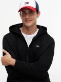 Black Regular Hoody Zip Thru  Men