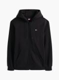 Black Regular Hoody Zip Thru  Men