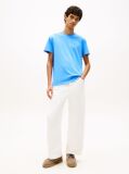 Blue Tommy Flag Crew Neck T-Shirt  Men