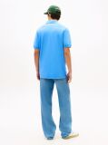 Blue Polo Pique Cu Steag Hilfiger Croiala Regular   Barbati