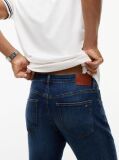 Denim Blugi Scanton Cu Croiala Slim Whiskered  Barbati