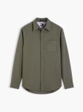 Verde Camasa Brushed Cu Croiala Regular  Barbati