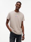 Maro T-Shirt Cu Croiala Slim Logo Si Guler Crew  Barbati