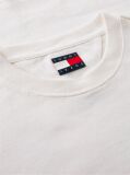 Alb T-Shirt Cu Logo Signature Pe Spate Si Croiala Lejera  Barbati