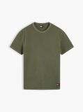 Green Washed Ottoman Waffle Knit T-Shirt  Men