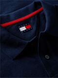 Blue Polo Cu Maneca Lunga Si Croiala Regular  Barbati