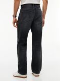 Denim Blugi Otis Negri Faded Cu Croiala Dreapta  Barbati