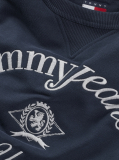 Blue Bluza Cu Guler Rotund Si Logo NYC  Femei