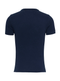 Blue Tricou Cu Croiala Slim Si Logo NYC  Femei
