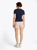 Blue Tricou Cu Croiala Slim Si Logo NYC  Femei