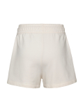 Alb Pantaloni Scurti Relaxate Din Material De Trening  Femei