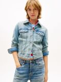 Denim Faded Denim Relaxed Trucker Jacket  Women