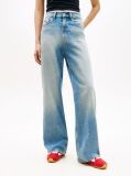 Denim Blugi Claire Cu Talie Inalta Si Picior Larg  Femei
