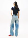 Denim Blugi Claire Cu Talie Inalta Si Picior Larg  Femei