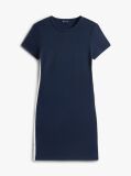 Blue Rochie Midi Mulata Cu Logo  Femei