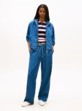 Denim Chambray Pantaloni Largi Din Denim Cu Snur  Femei