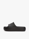 Negru Sandale Platform Tip Pool Cu Logo  Femei
