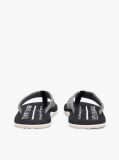 Negru Chambray Jacquard Slapi Din In Pur  Barbati