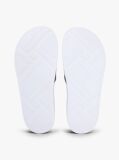 White Flag Strap Pool Slides  Men