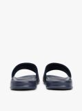 Blue Logo Textured Pool Slides  Men