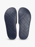 Blue Logo Textured Pool Slides  Men