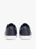 Blue Signature Midsole Lace-Up Trainers With Leather  Men