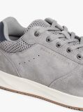 Gri Adidasi Din Piele Suede Cu Textura Mixta  Barbati