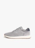 Gri Adidasi Din Piele Suede Cu Textura Mixta  Barbati