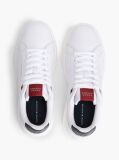 White Chunky Leather Trainers  Men