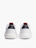 White Chunky Leather Trainers  Men