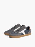 Blue Adidasi Din Piele Cu Texturi Mixte  Barbati