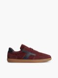 Rosu Adidasi Din Suede Cu Texturi Mixte  Barbati