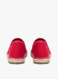 Red Flag Embroidery Canvas Espadrilles  Women