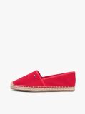 Red Flag Embroidery Canvas Espadrilles  Women