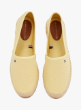 Galben Espadrile Din Panza Cu Broderie Steag  Femei
